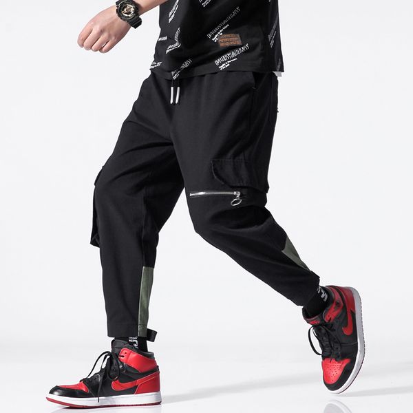 hip hop men pantalones hombre high street casual cargo pants with many pockets joggers pants streetwear trousers harajuku, Black
hip hop men pantalones hombre high street casual cargo pants with many pockets joggers pants streetwear trousers harajuku, Black