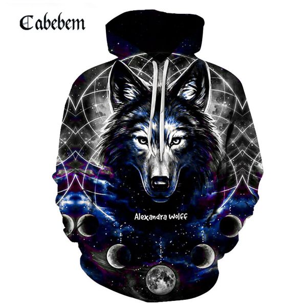 new punk style men's fashion autumn animal hoodie male / female pullover 3d printing wolf men's hoodie clothing, Black
new punk style men's fashion autumn animal hoodie male / female pullover 3d printing wolf men's hoodie clothing, Black