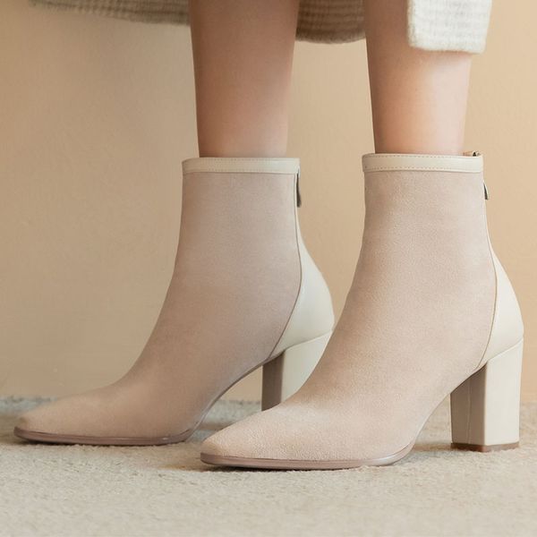 black 2020 autumn winter ankle boots for women plus big size 10 fashion block high heels shoes woman solid flock boot apricot pu
black 2020 autumn winter ankle boots for women plus big size 10 fashion block high heels shoes woman solid flock boot apricot pu