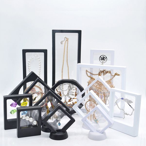 suspended floating display case jewelry ring pendant display stand holder bague packaging box protect floating presentation case a0198, Black
suspended floating display case jewelry ring pendant display stand holder bague packaging box protect floating presentation case a0198, Black