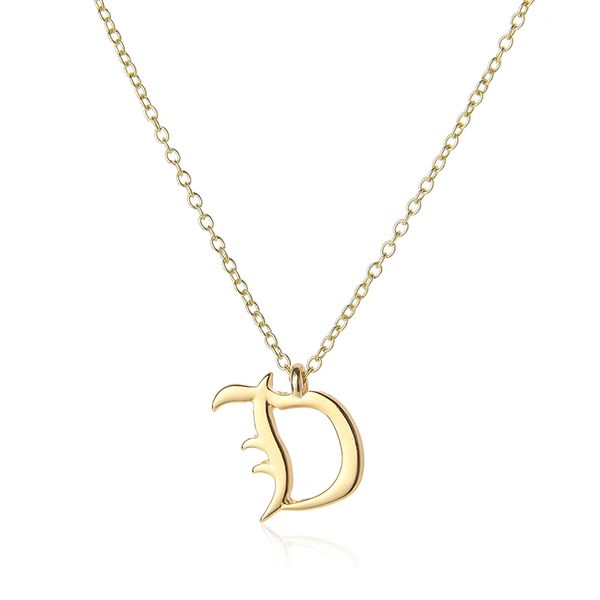10 cursive english letter d name sign personality pendant chain necklace alphabet initial friend family gift necklace jewelry, Silver
10 cursive english letter d name sign personality pendant chain necklace alphabet initial friend family gift necklace jewelry, Silver