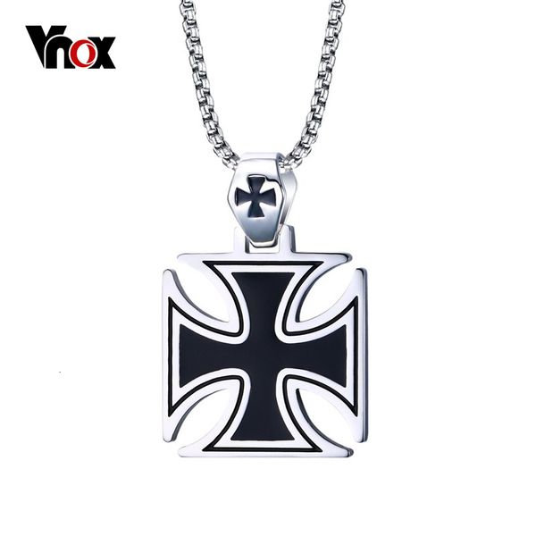 vnox mens corss necklace stainless steel vintage maltese iron cross pendant necklace knights of the temple, Silver
vnox mens corss necklace stainless steel vintage maltese iron cross pendant necklace knights of the temple, Silver
