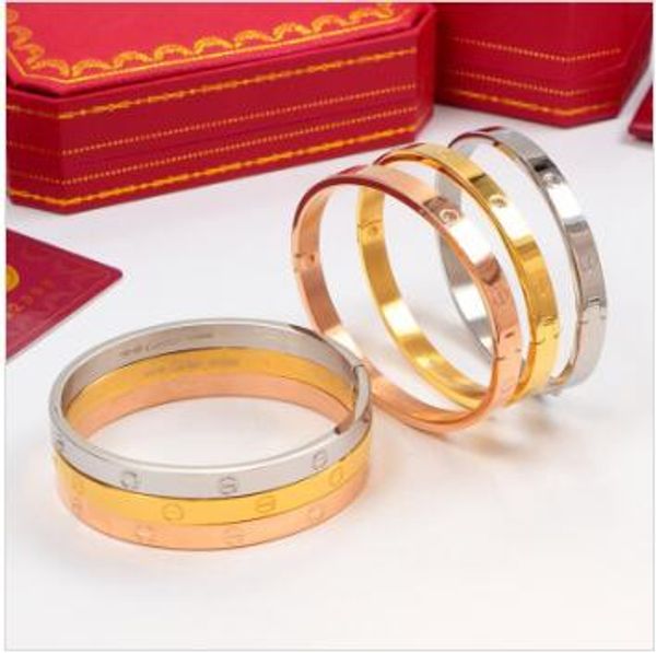 2019 new cartier men and women love cla ic love de igner jewelry ro e gold 316l love tainle bangle bracelet no box
2019 new cartier men and women love cla ic love de igner jewelry ro e gold 316l love tainle bangle bracelet no box