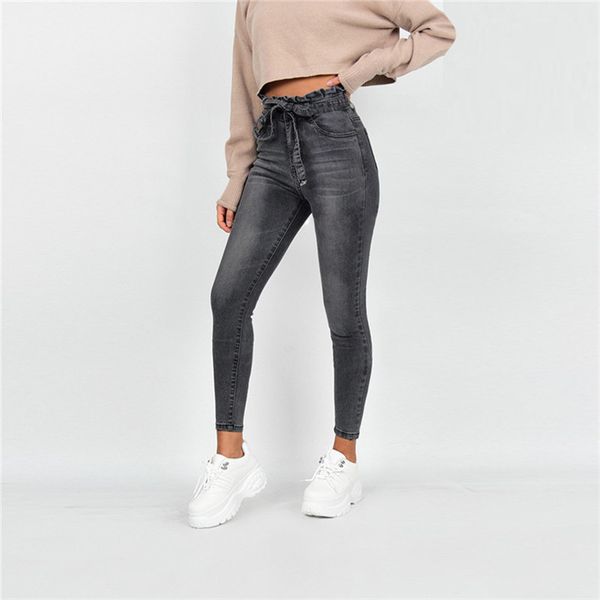 autumn new women designer jeans fashion ruffled high waisted black long jeans with sashes casual womens designer pants, Blue
autumn new women designer jeans fashion ruffled high waisted black long jeans with sashes casual womens designer pants, Blue
