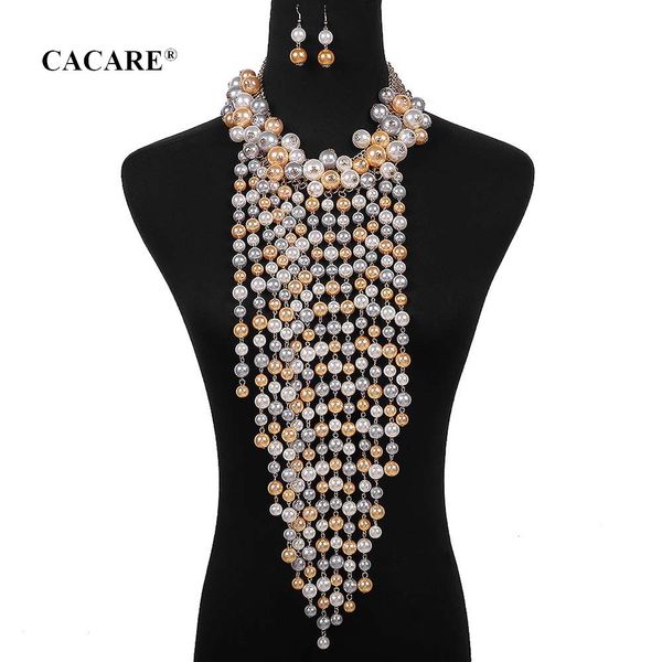 2020 fashion pearl jewelry set for women big vintage necklace earrings set jewelry trendy f0542 wholesale retail, Silver
2020 fashion pearl jewelry set for women big vintage necklace earrings set jewelry trendy f0542 wholesale retail, Silver