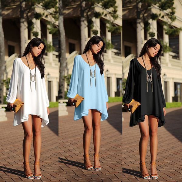 autumn mini- v lead chiffon loose a word dress suit-dress
autumn mini- v lead chiffon loose a word dress suit-dress