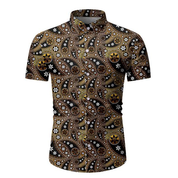 short sleeved plus size shirt men single breasted print turn down collar hawaiian shirts men's shirts cotton camisa 2020, White;black
short sleeved plus size shirt men single breasted print turn down collar hawaiian shirts men's shirts cotton camisa 2020, White;black