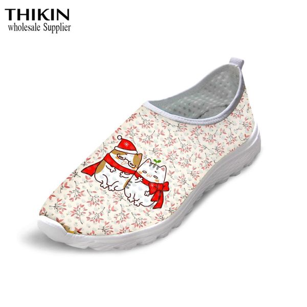 thikin sneakers shoes woman summer flats ladies shoe cute cat merry christmas cartoon girls casual loafers fashion zapatos mujer, Black 
thikin sneakers shoes woman summer flats ladies shoe cute cat merry christmas cartoon girls casual loafers fashion zapatos mujer, Black