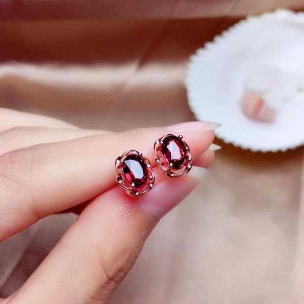 exquisite gem ring red garnet stud earrings girl silver ornament oval natural gem real 925 sterling silver birthday party gift, Golden;silver
exquisite gem ring red garnet stud earrings girl silver ornament oval natural gem real 925 sterling silver birthday party gift, Golden;silver