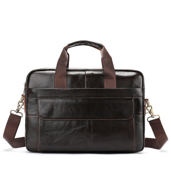14 inch men genuine leather briefcase cow leather men's shoulder bag solid soft lapbriefcase bag handbag for busniess hot
14 inch men genuine leather briefcase cow leather men's shoulder bag solid soft lapbriefcase bag handbag for busniess hot