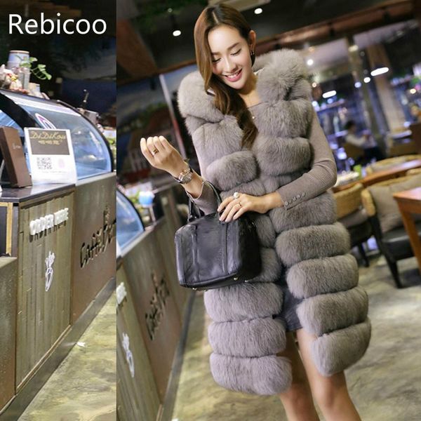 faux fur vest women hooded cap autumn winter sleeveless jacket coats thicken warm fake fur coat casual, Black
faux fur vest women hooded cap autumn winter sleeveless jacket coats thicken warm fake fur coat casual, Black