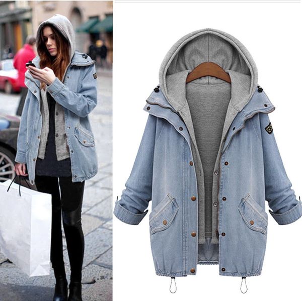 womail women coat winter warm collar hooded coat jacket denim trench parka outwear coat 2018 18oct9 t190908, Black;brown
womail women coat winter warm collar hooded coat jacket denim trench parka outwear coat 2018 18oct9 t190908, Black;brown