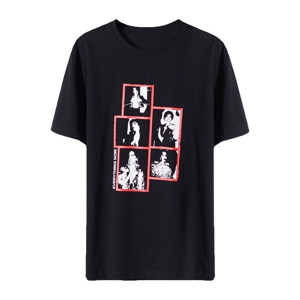 19SS роскошный дизайнер с коротким рукавом черно-белый фотопечать тройник Уличная
19SS роскошный дизайнер с коротким рукавом черно-белый фотопечать тройник Уличная