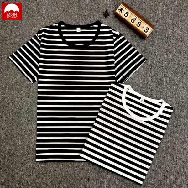 simple black and white stripe round neck t-shirt man korean version short sleeve slim fit cotton summer fashion ncx-088, White;black
simple black and white stripe round neck t-shirt man korean version short sleeve slim fit cotton summer fashion ncx-088, White;black