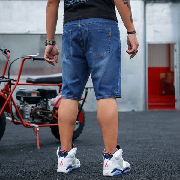 summer popular brand large size men's jeans shorts men's elasticity loose-fit stylish loose wear straight-cut short shorts casua, Blue
summer popular brand large size men's jeans shorts men's elasticity loose-fit stylish loose wear straight-cut short shorts casua, Blue