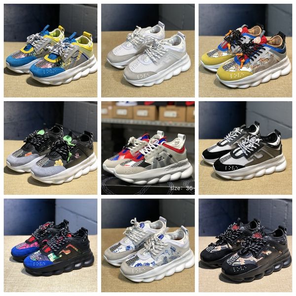 versace chain reaction casual shoes snow leopard women fashion luxury sneakers district medusa lightweight men outdoor designer trainers, Black
versace chain reaction casual shoes snow leopard women fashion luxury sneakers district medusa lightweight men outdoor designer trainers, Black