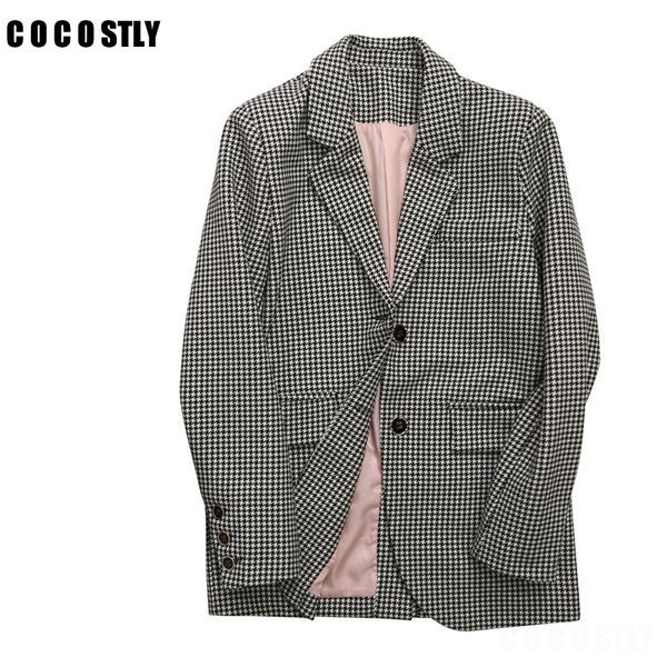 runway suit women blazer plaid suit blazer long sleeve single breasted coat office lady all match womens suits jackets, White;black
runway suit women blazer plaid suit blazer long sleeve single breasted coat office lady all match womens suits jackets, White;black