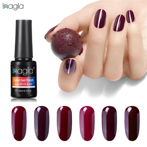 inagla 12 colors nail art 15ml red wine series nail gel polish varnish base coat long lasting manicure, Red;pink
inagla 12 colors nail art 15ml red wine series nail gel polish varnish base coat long lasting manicure, Red;pink