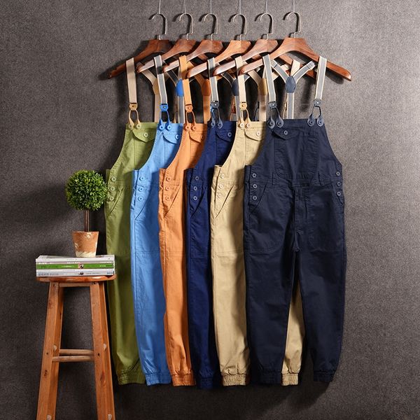 men's overalls, summer nine-point jumpsuits, beam pants, student overalls, casual tooling, suspenders, small feet pants, Blue
men's overalls, summer nine-point jumpsuits, beam pants, student overalls, casual tooling, suspenders, small feet pants, Blue