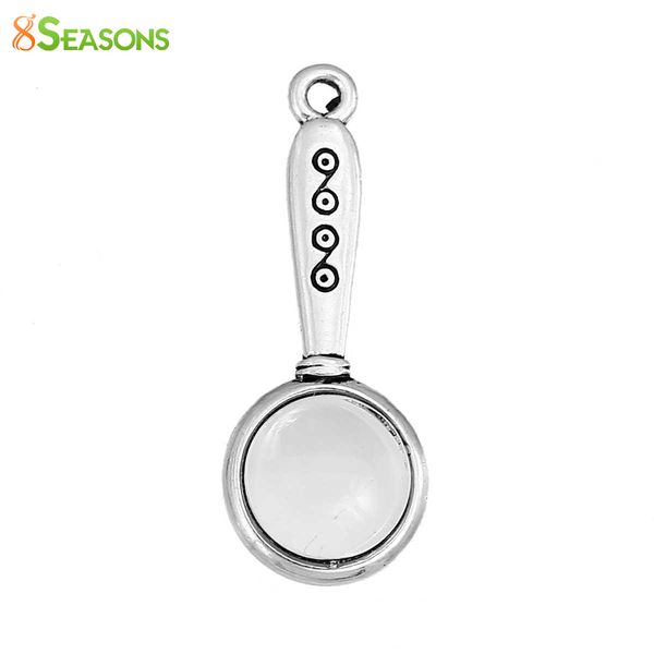 8seasons zinc alloy charms pendants magnifying glass with clear glass antique silver-color pattern carved 32mm x 12mm ,10 pcs
8seasons zinc alloy charms pendants magnifying glass with clear glass antique silver-color pattern carved 32mm x 12mm ,10 pcs