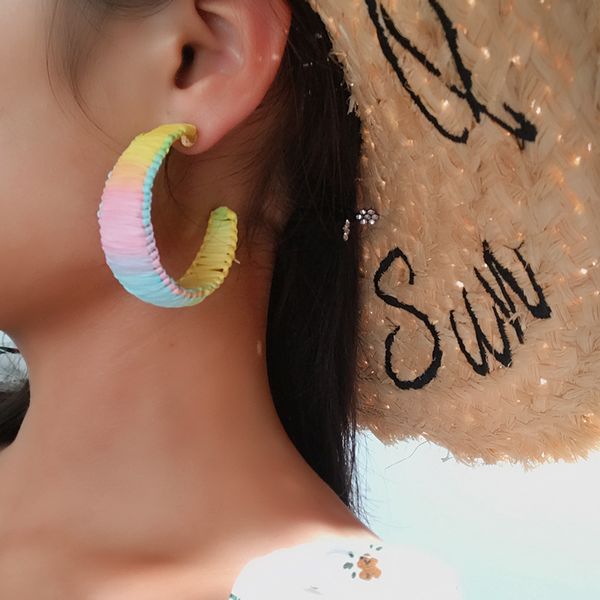2019 lafite hoop earrings big large woman geometric custom raffia earrings fashion wholesale handmade raffia diy gift, Golden;silver
2019 lafite hoop earrings big large woman geometric custom raffia earrings fashion wholesale handmade raffia diy gift, Golden;silver