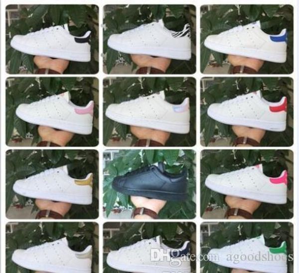 sell womens mens new stan shoes fashion smith sneakers casual leather sport casual flat shoes, Black
sell womens mens new stan shoes fashion smith sneakers casual leather sport casual flat shoes, Black
