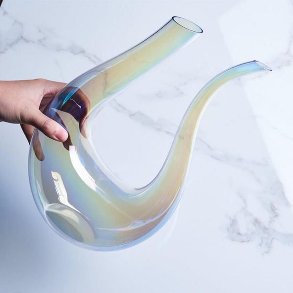crystal u-shaped wine decanter kitchen dining gift box harp swan rainbow decanters creative
crystal u-shaped wine decanter kitchen dining gift box harp swan rainbow decanters creative