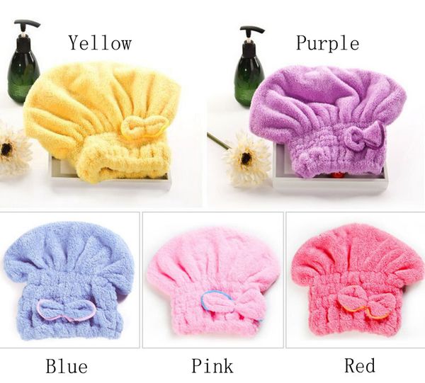new 5 color colorful shower cap wrapped towels microfiber bathroom hats solid superfine quickly dry hair hat bath accessories
new 5 color colorful shower cap wrapped towels microfiber bathroom hats solid superfine quickly dry hair hat bath accessories