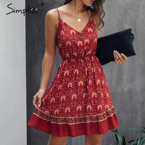 simplee plus size v-neck summer dress women v-neck floral print bohemian female short dress a-line high waist ladies sundress, Black;gray
simplee plus size v-neck summer dress women v-neck floral print bohemian female short dress a-line high waist ladies sundress, Black;gray