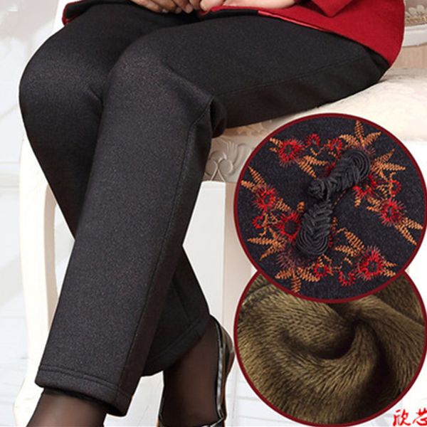 middle age mother pants 2018 winter embroidery plus velvet trousers older women plus size casual elastic waist pants 4xl, Black;white
middle age mother pants 2018 winter embroidery plus velvet trousers older women plus size casual elastic waist pants 4xl, Black;white