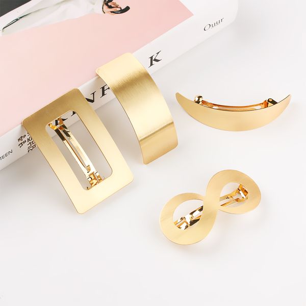 european and american style woman metal hair clip lazy wind geometry hair clip horsetail clip girls hair styling accessories
european and american style woman metal hair clip lazy wind geometry hair clip horsetail clip girls hair styling accessories