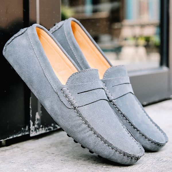 men loafers soft moccasins autumn winter genuine leather shoes men warm fur plush flats gommino slip on driving shoes, Black
men loafers soft moccasins autumn winter genuine leather shoes men warm fur plush flats gommino slip on driving shoes, Black