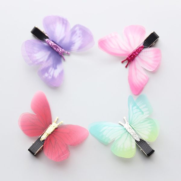 20pcs/lot two layer artificial butterfly hair clips floral pink purple cartoon animal hairpin animation green flying barrette, Slivery;white
20pcs/lot two layer artificial butterfly hair clips floral pink purple cartoon animal hairpin animation green flying barrette, Slivery;white