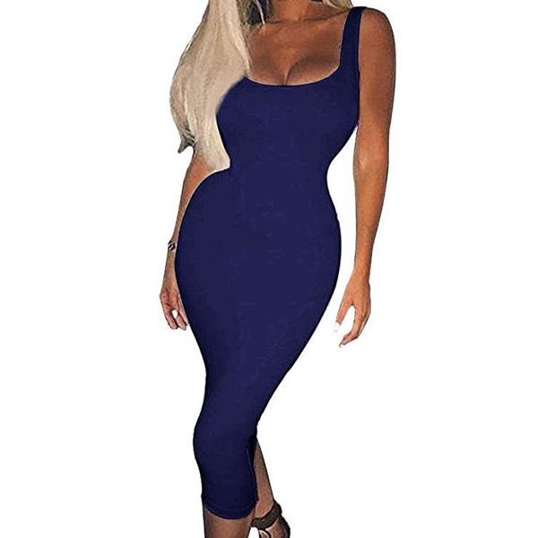 2019 summer strappy bodycon empire mid dress sheath women sleeveless pencil dress casual solid party dresses, Black;gray
2019 summer strappy bodycon empire mid dress sheath women sleeveless pencil dress casual solid party dresses, Black;gray