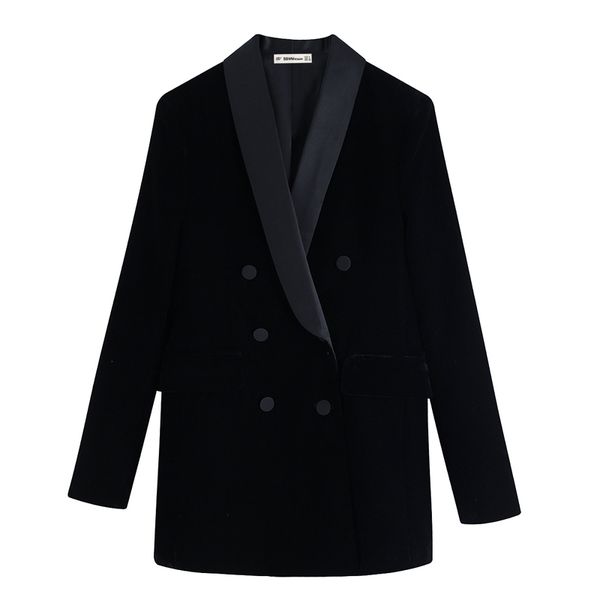 harada velvet double breasted blazers women fashion solid shawl collar jackets women elegant long sleeve suits female ladies ki, White;black
harada velvet double breasted blazers women fashion solid shawl collar jackets women elegant long sleeve suits female ladies ki, White;black