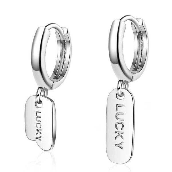jyouhf fashion simple asymmetric short earrings for women female delicate square letter "lucky" drop earring silver 925 jewelry
jyouhf fashion simple asymmetric short earrings for women female delicate square letter "lucky" drop earring silver 925 jewelry