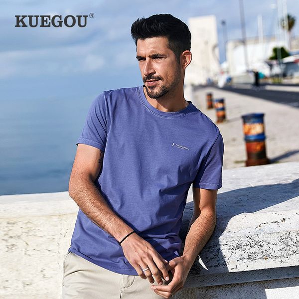 kuegou 100% cotton men's t-shirt summer man's clothes letters printing t shirt men fashion tshirt plus size zt-3375, White;black
kuegou 100% cotton men's t-shirt summer man's clothes letters printing t shirt men fashion tshirt plus size zt-3375, White;black
