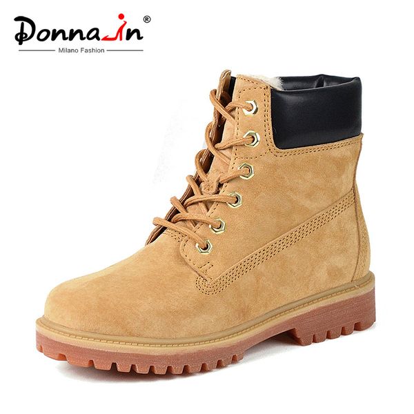 donna-in casual women winter boots warm fur genuine leather ankle boots platform heels female snow shoes lace up, Black
donna-in casual women winter boots warm fur genuine leather ankle boots platform heels female snow shoes lace up, Black