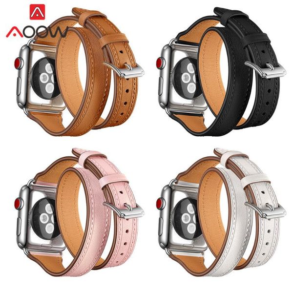 genuine leather watchband 38mm 42mm fashion double circle slim replacement bracelet strap band 1 2 3, Black;brown
genuine leather watchband 38mm 42mm fashion double circle slim replacement bracelet strap band 1 2 3, Black;brown