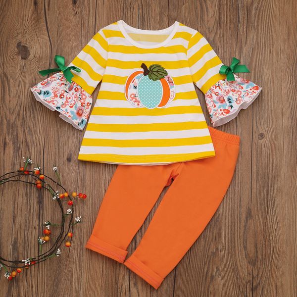 kids clothes girls halloween outfits pumpkin striped solid pants toddler girl winter clothes cotton full sleeve ropa niña, White
kids clothes girls halloween outfits pumpkin striped solid pants toddler girl winter clothes cotton full sleeve ropa niña, White