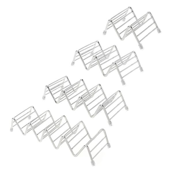 ootdty kitchen wave stainless steel taco holder display stand mexican food rack shell
ootdty kitchen wave stainless steel taco holder display stand mexican food rack shell