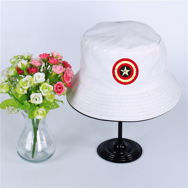 captain america logo summer hat women mens panama bucket hat captain america design flat sun visor fishing fisherman hat, Blue;gray
captain america logo summer hat women mens panama bucket hat captain america design flat sun visor fishing fisherman hat, Blue;gray