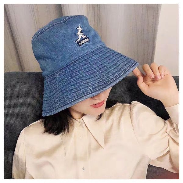 kangaroo bucket bucket embroidered fisherman embroidery l cowboy fisherman female sunscreen big eaves sun hat ins basin hat, Blue;gray
kangaroo bucket bucket embroidered fisherman embroidery l cowboy fisherman female sunscreen big eaves sun hat ins basin hat, Blue;gray