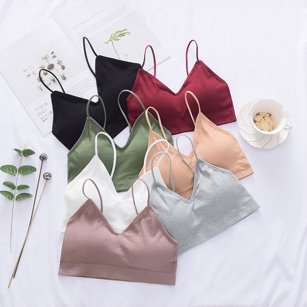 women padded bra push up wireless tube bralette lingerie strap tank top, Black;white
women padded bra push up wireless tube bralette lingerie strap tank top, Black;white