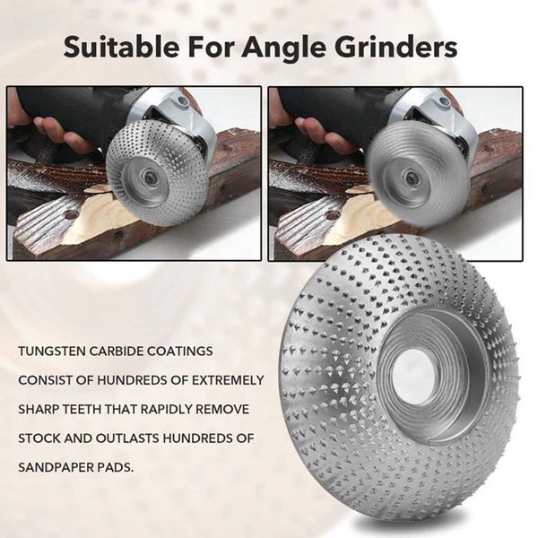 tungsten carbide wood sanding carving shaping disc for angle grinder grinding polishing wheel plate tools woodworking tools 84mm
tungsten carbide wood sanding carving shaping disc for angle grinder grinding polishing wheel plate tools woodworking tools 84mm