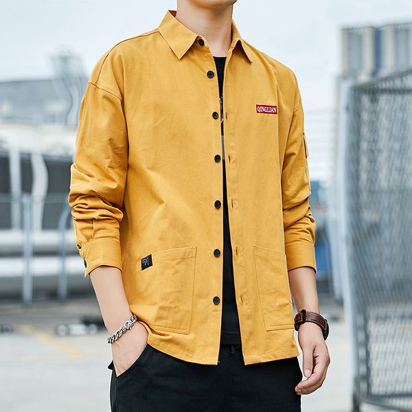 fashion men long sleeve shirt, 2019new, solid color,safari style, cotton, work clothes, bokchoy - stay stylish while working, White;black
fashion men long sleeve shirt, 2019new, solid color,safari style, cotton, work clothes, bokchoy - stay stylish while working, White;black