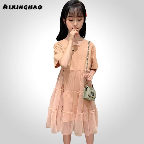 girl's dresses girls summer dress mesh party for patchwork children ruched clothes girl 6 8 10 12 14, Red;yellow
girl's dresses girls summer dress mesh party for patchwork children ruched clothes girl 6 8 10 12 14, Red;yellow