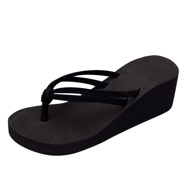 jaycosin fashion ladies flat with slipper shoes women's solid color non-slip feet flip-flops high-heeled wedges beach sandals, Black
jaycosin fashion ladies flat with slipper shoes women's solid color non-slip feet flip-flops high-heeled wedges beach sandals, Black
