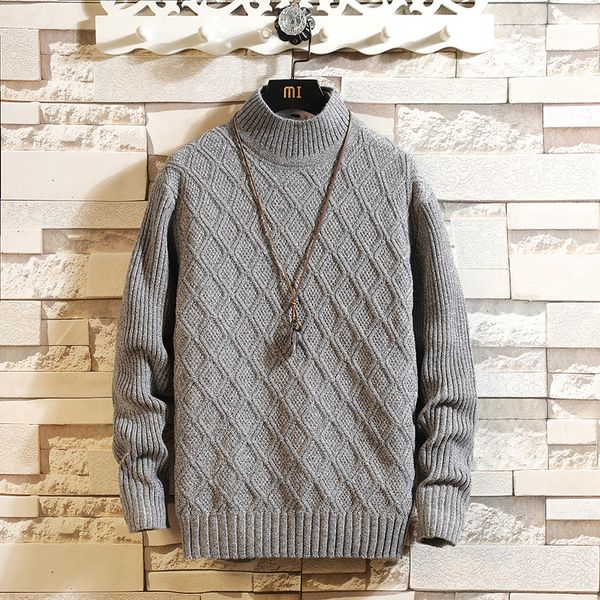 long sleeve winter sweaters mens black grey brown pullovers turtleneck casual solid mens sweaters new fashion, White;black
long sleeve winter sweaters mens black grey brown pullovers turtleneck casual solid mens sweaters new fashion, White;black