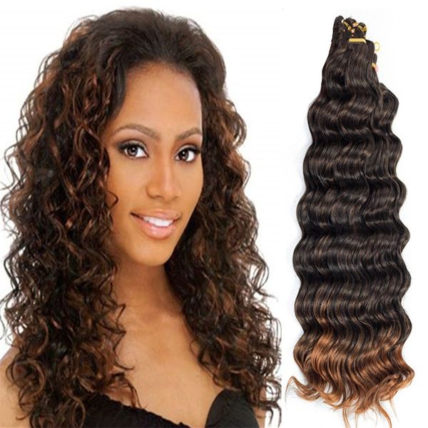 fashion 6 packs 18inch synthetic hair braids ocean wave hair kinky curly crochet braids deep twist ombre deep wave braiding hair extensions, Black
fashion 6 packs 18inch synthetic hair braids ocean wave hair kinky curly crochet braids deep twist ombre deep wave braiding hair extensions, Black